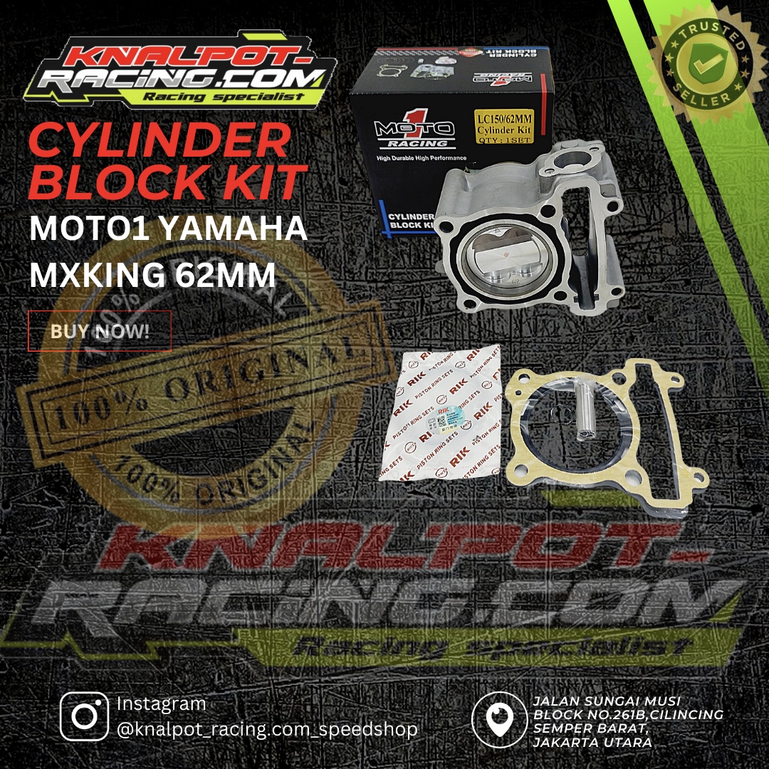 CYLINDER BLOCK KIT MOTO1 YAMAHA MXKING 62MM